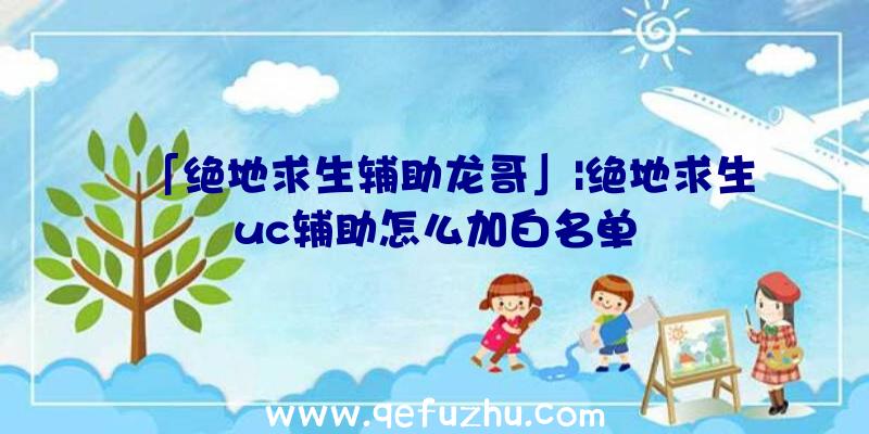 「绝地求生辅助龙哥」|绝地求生uc辅助怎么加白名单